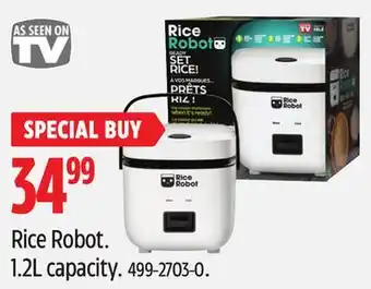 Canadian Tire Rice Robot offer