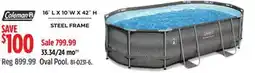 Canadian Tire Coleman Oval Pool offer