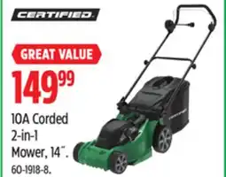 Canadian Tire Certified 10A Corded 2-in-1 Mower, 14 offer