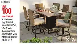 Canadian Tire CANVAS Granville Fire Set, 7-Pc offer