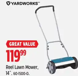 Canadian Tire YARDWORKS Reel Lawn Mower, 14˝ offer