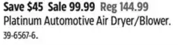 Canadian Tire SIMONIZ Platinum Automotive Air Dryer/Blower offer