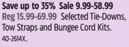 Canadian Tire Selected Tie-Downs, Tow Straps and Bungee Cord Kits offer
