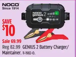 Canadian Tire NOCO GENIUS 2 Battery Charger/Maintainer offer
