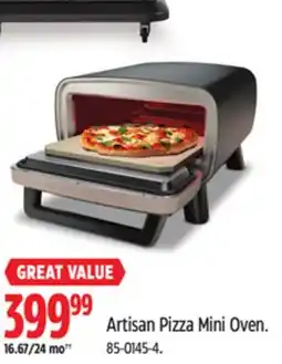 Canadian Tire Artisan Pizza Mini Oven offer