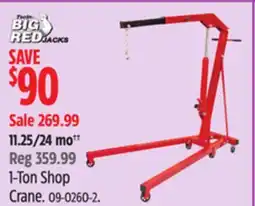 Canadian Tire 1-Ton Shop Crane offer