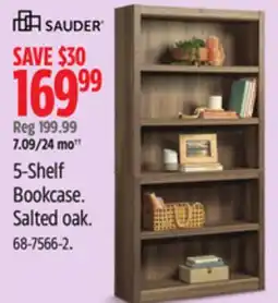 Canadian Tire SAUDER 5-Shelf Bookcase offer