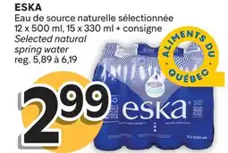 Brunet Eau de source naturelle sélectionnée offer