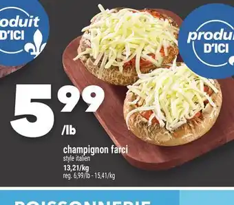 Marche Ami Champignon farci offer