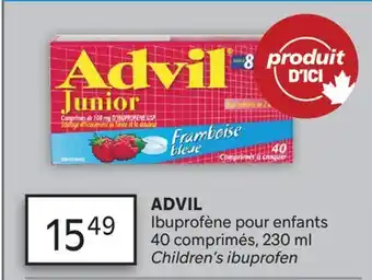 Brunet ADVIL Ibuprofène pour enfants offer
