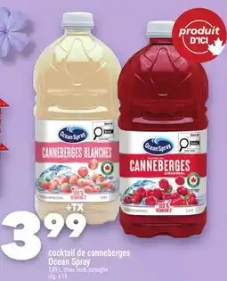 Marche Ami COCKTAIL DE CANNEBERGES OCEAN SPRAY offer