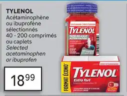 Brunet TYLENOL Acétaminophène ou ibuprofène sélectionnés offer