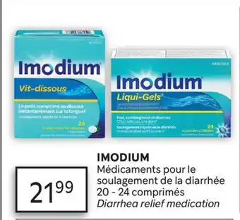 Brunet IMODIUM Médicaments pour le soulagement de la diarrhée offer