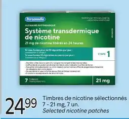Brunet Personnelle Timbres de nicotine sélectionnés offer