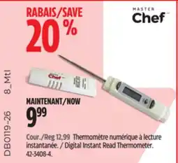 Canadian Tire Digital Instant Read Thermometer offer