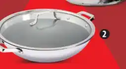 Canadian Tire 6cm Hybrid Clad Wok with Glass Lid offer