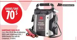 Canadian Tire Motomaster 1000A Booster Pack with Air Compressor offer