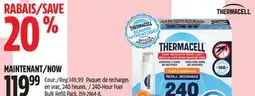 Canadian Tire Thermacell 240-Hour Fuel Bulk Refill Pack offer