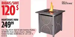 Canadian Tire For Living Bluebay Outdoor Fire Table offer