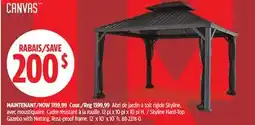 Canadian Tire CANVAS Skyline Hard-Top Gazebo with Netting offer