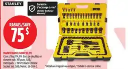 Canadian Tire Stanley 197-Pc Black Chrome Socket Set offer