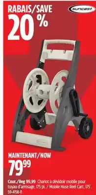 Canadian Tire Suncast Mobile Hose Reel Cart, 175´ offer
