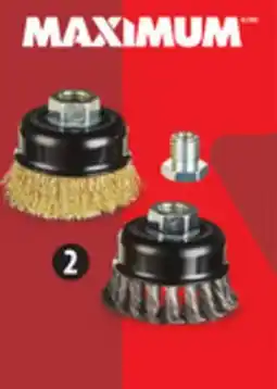 Canadian Tire Maximum Carbon Steel Wire Cup Brush Set offer