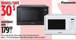 Canadian Tire Panasonic 1.3Cu-Ft Microwave offer