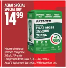 Canadian Tire Premier Compressed Peat Moss offer