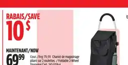 Canadian Tire Foldable 2-Wheel Shopping Cart offer