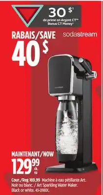 Canadian Tire SodaStream Art Sparkling Water Maker offer