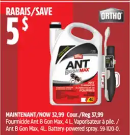 Canadian Tire Ortho Ant B Gon Max, 4L offer