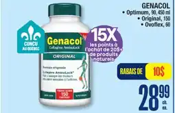 Jean Coutu GENACOL • Optimum, 90, 450 ml • Original, 150 • Ovoflex, 60 offer