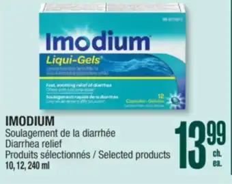 Jean Coutu IMODIUM Diarrhea relief Selected products offer