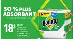Provigo BOUNTY ESSUIE-TOUT, SUR MESURE, 6=12 ROULEAUX | BOUNTY offer