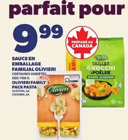 Provigo SAUCE EN EMBALLAGE FAMILIAL OLIVIERI, 500-700 G | OLIVIERI FAMILY PACK PASTA offer