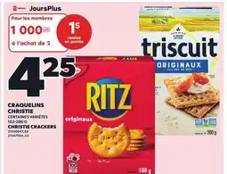 Provigo CRAQUELINS CHRISTIE | CHRISTIE CRACKERS offer