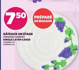 Provigo GÂTEAUX UN ÉTAGE | SINGLE LAYER CAKES offer