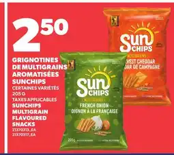 Provigo GRIGNOTINES DE MULTIGRAINS AROMATISÉES SUNCHIPS, 205 G | SUNCHIPS MULTIGRAIN FLAVOURED SNACKS offer