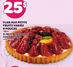 Provigo FLAN AUX PETITS FRUITS VARIÉS 8 POUCES | 8-INCH MIXED BERRY CUSTARD FLAN offer