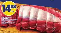 Provigo FILET MIGNON DE BŒUF ENTIER | WHOLE BEEF TENDERLOIN offer