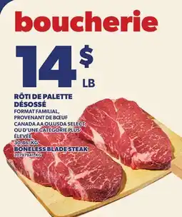 Provigo RÔTI DE PALETTE DÉSOSSÉ | BONELESS BLADE STEAK offer