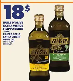 Provigo HUILE D'OLIVE EXTRA VIERGE FILIPPO BERIO, 750 ML | FILIPPO BERIO EXTRA VIRGIN OLIVE OIL offer
