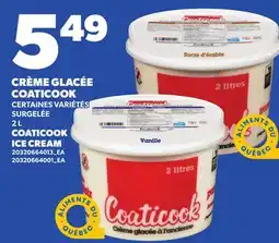Provigo CRÈME GLACÉE COATICOOK, 2 L | COATICOOK ICE CREAM offer