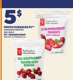 Provigo FRUITS SURGELÉS PC, 300-600 G | PC FROZEN FRUIT offer
