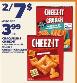 Provigo CRAQUELINS C, 191/200 G | CHEEZ-IT CRACKERS offer