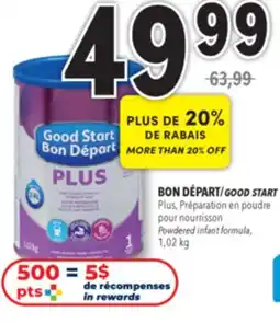 Familiprix GOOD START, Plus, Powdered infant formula offer