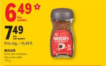 Familiprix Nescafé Rich instant coffee offer