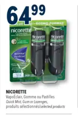 Familiprix NICORETTE Quick Mist, Gum or Lozenges offer