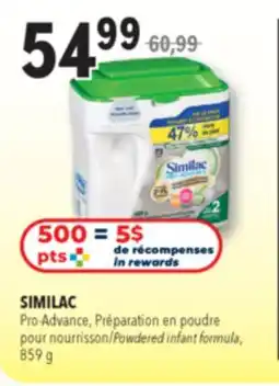 Familiprix SIMILAC, Pro-Advance, Powdered infant formula offer
